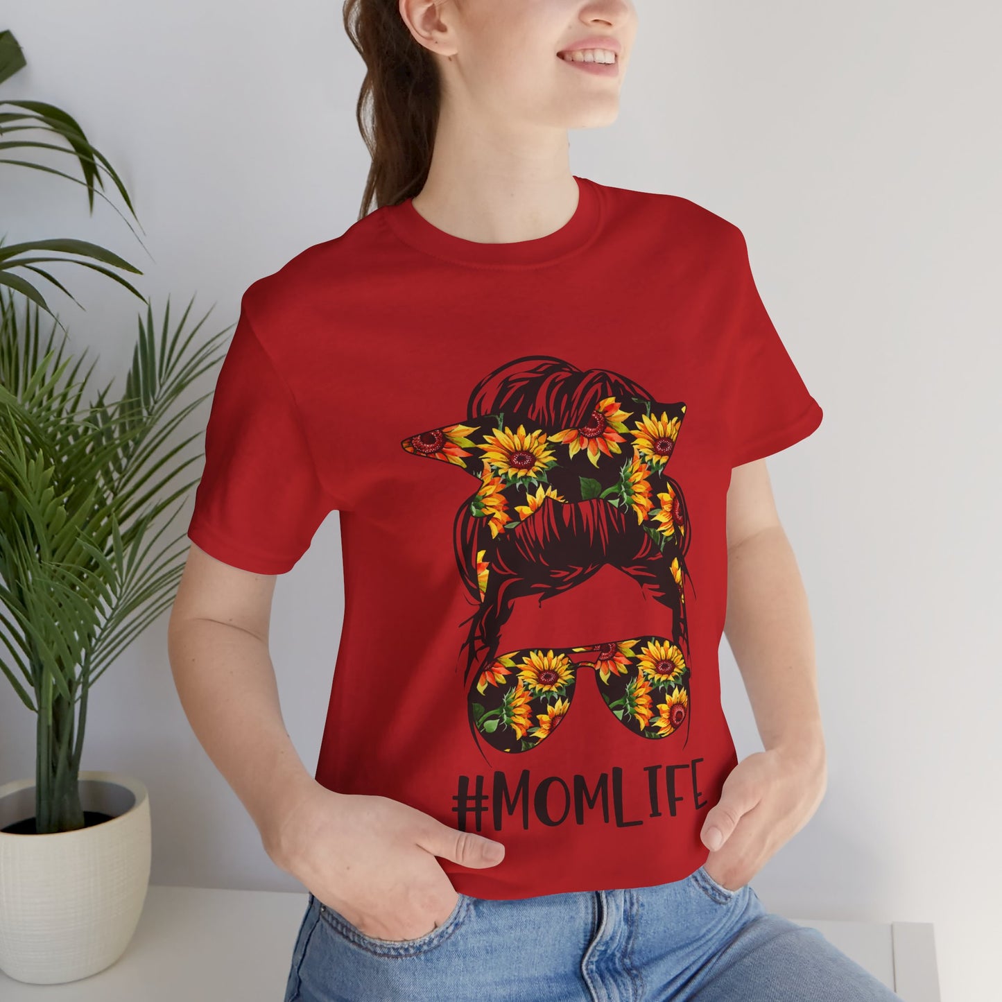 #MOMLIFE Trendy Women's T Shirt Unisex Jersey Short Sleeve Tee Mom Tee