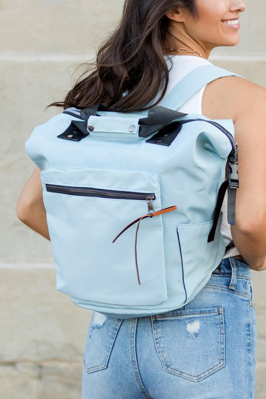 Nylon Backpack-Book Bag