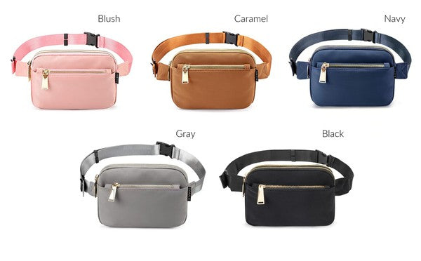 Nylon Crossbody Sling Bag-Fanny Pack