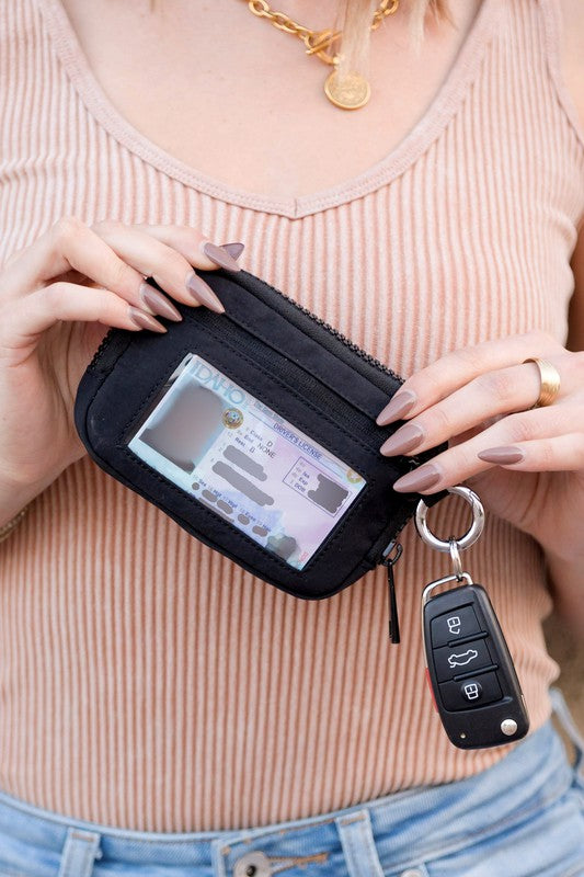 Clear Clippable ID Wallet Pouch