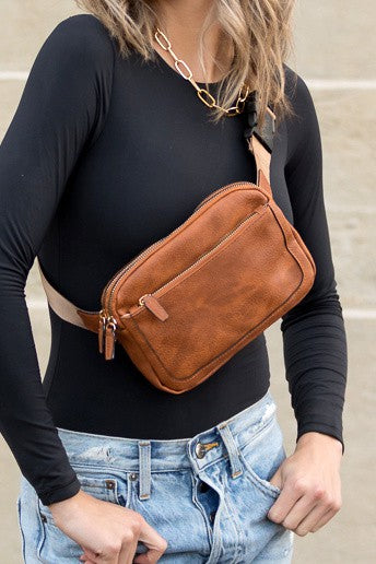 Vegan Leather Sling Bag