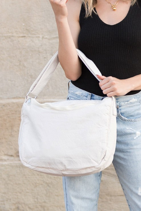Nylon Messenger Oversized Bag-Athleisure Bag