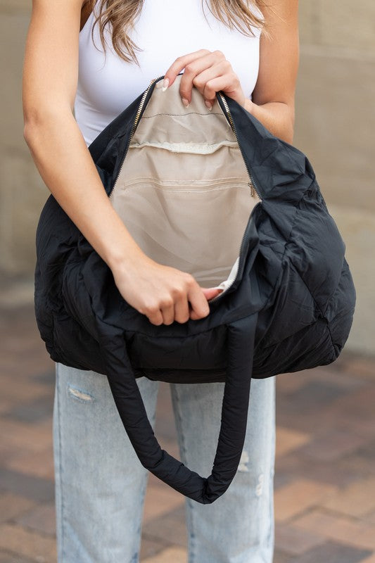 Weekender Puffer Tote
