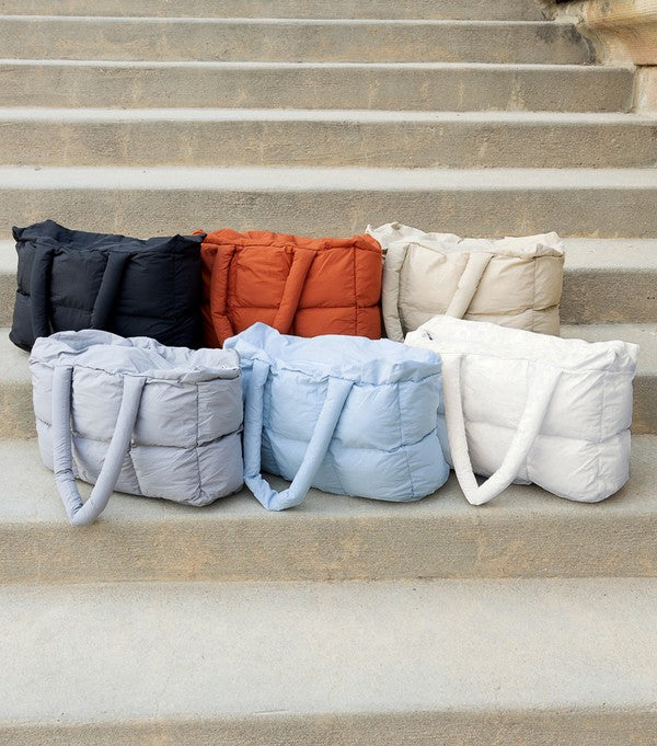 Weekender Puffer Tote