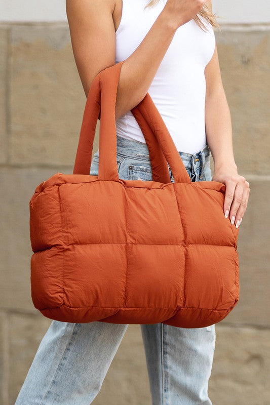 Weekender Puffer Tote