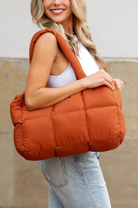 Weekender Puffer Tote