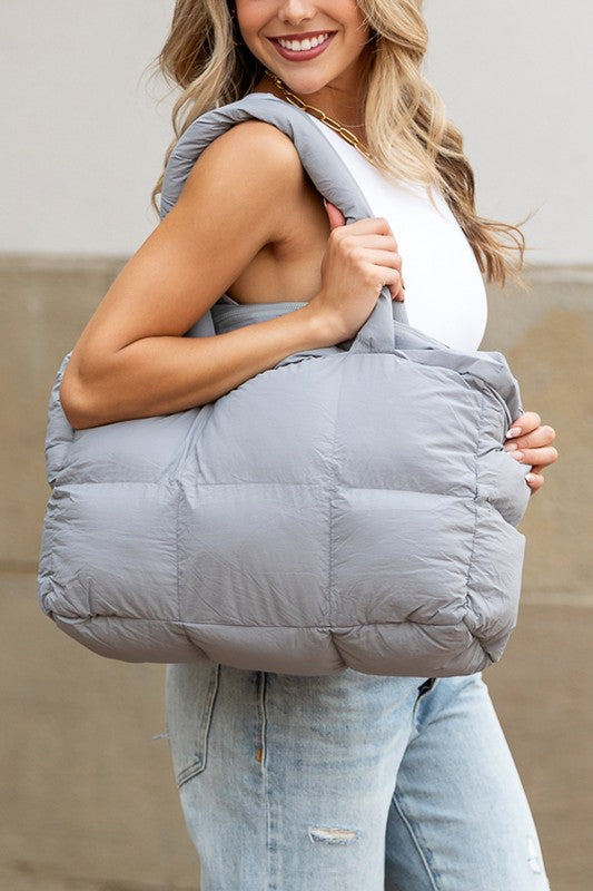 Weekender Puffer Tote