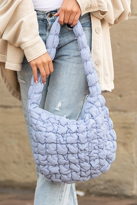 Quilted Puffer Shoulder Bag