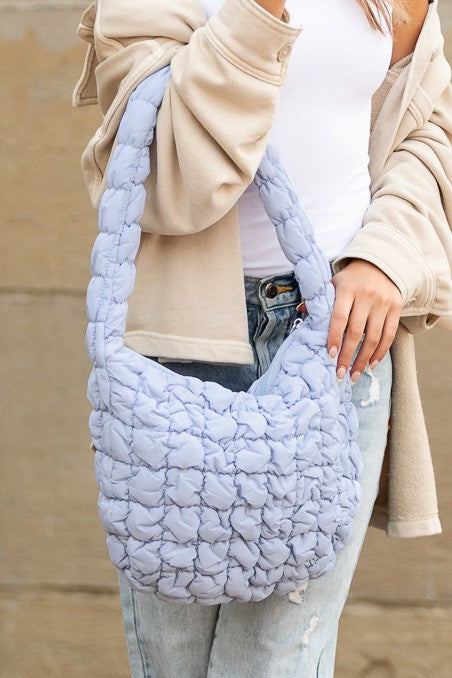 Quilted Puffer Shoulder Bag