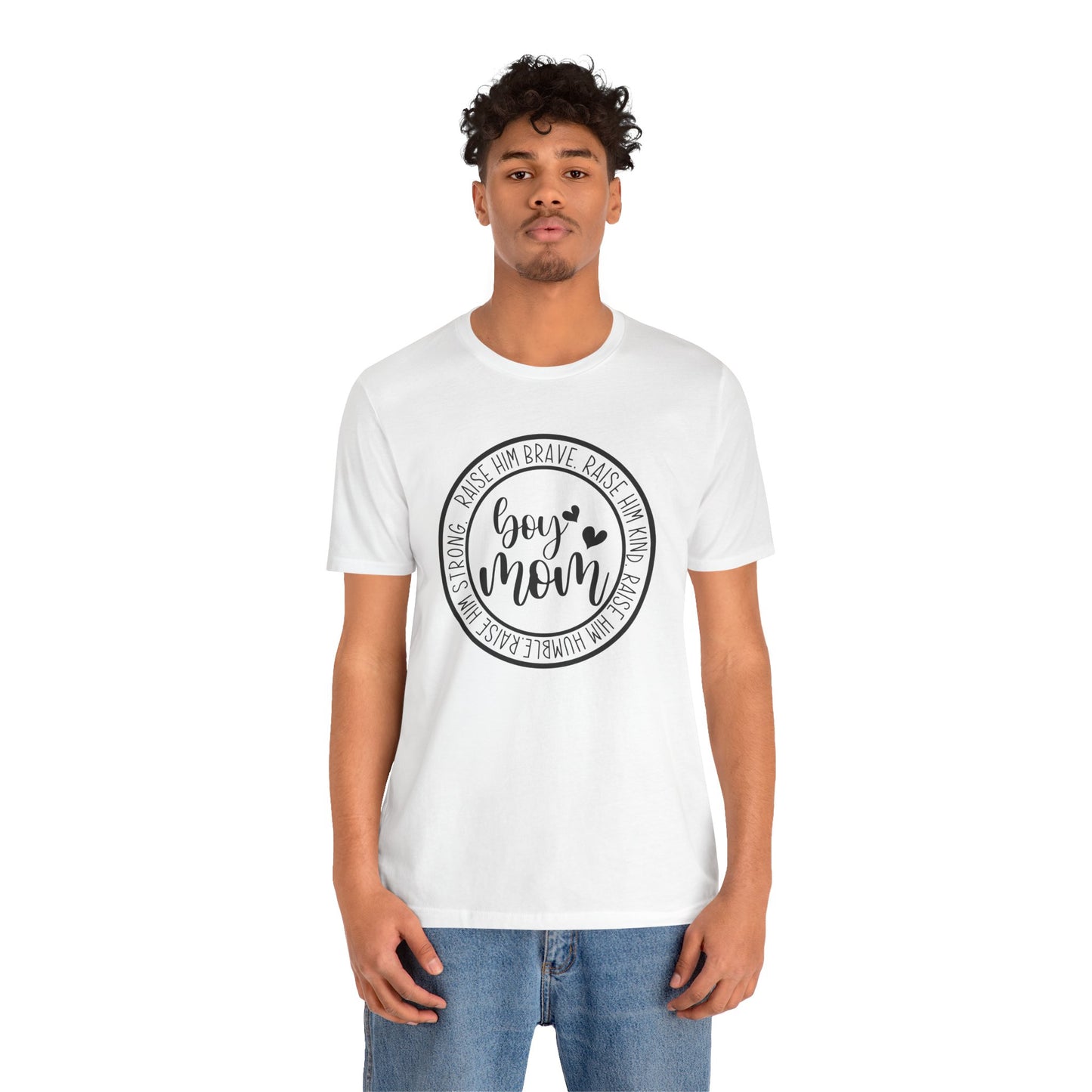 Women's Boy Mom T Shirt Unisex Jersey Short Sleeve Tee Women's T Shirt