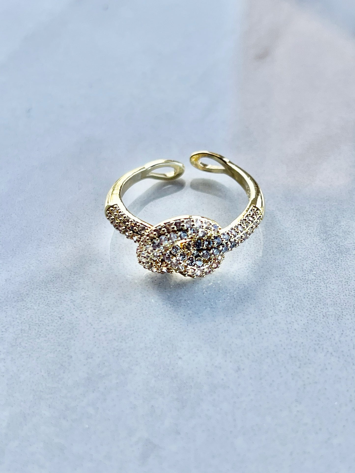 Gold Knot Stack Ring