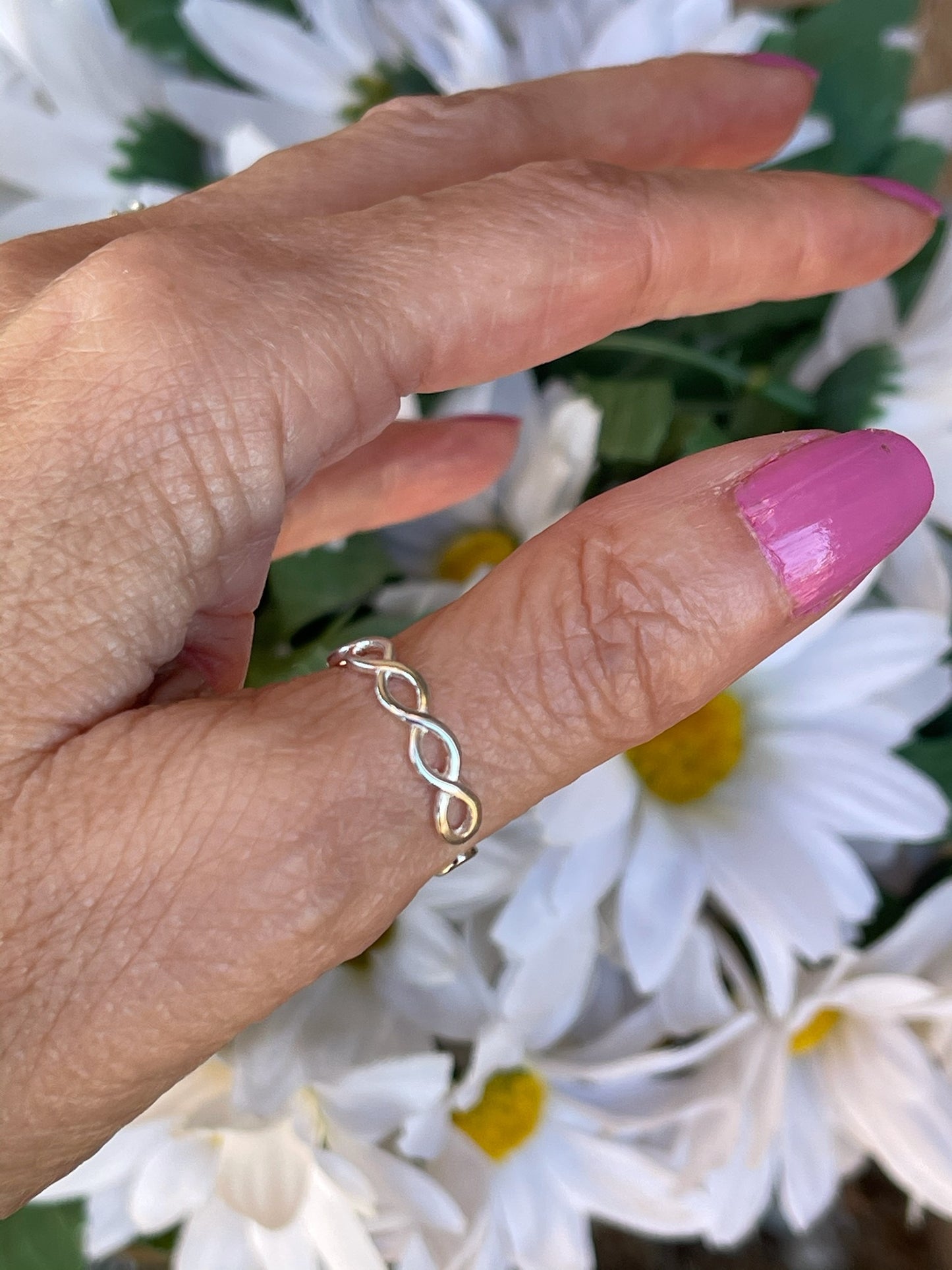 Silver Band Ring Stackable