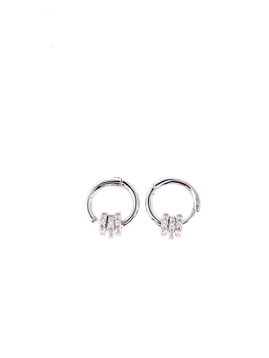 Sterling Silver Huggie Earrings