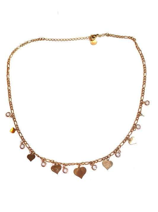 Boho Heart Tassel Necklace
