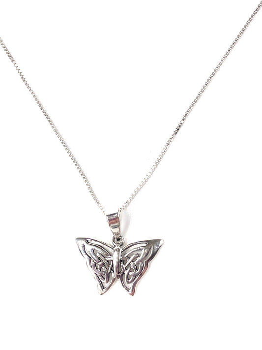 Sterling Silver Butterfly Necklace