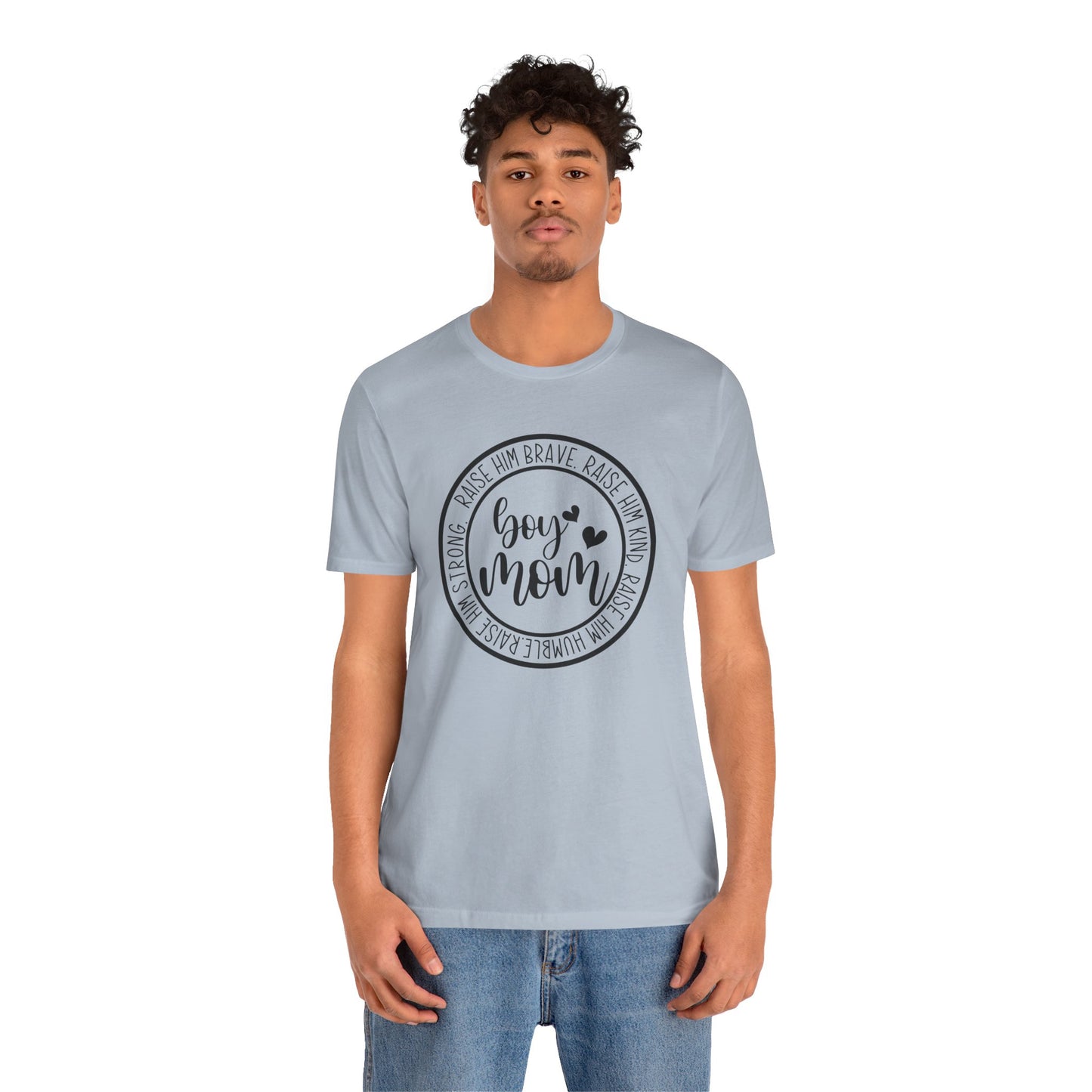 Women's Boy Mom T Shirt Unisex Jersey Short Sleeve Tee Women's T Shirt