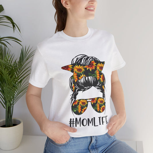 #MOMLIFE Trendy Women's T Shirt Unisex Jersey Short Sleeve Tee Mom Tee