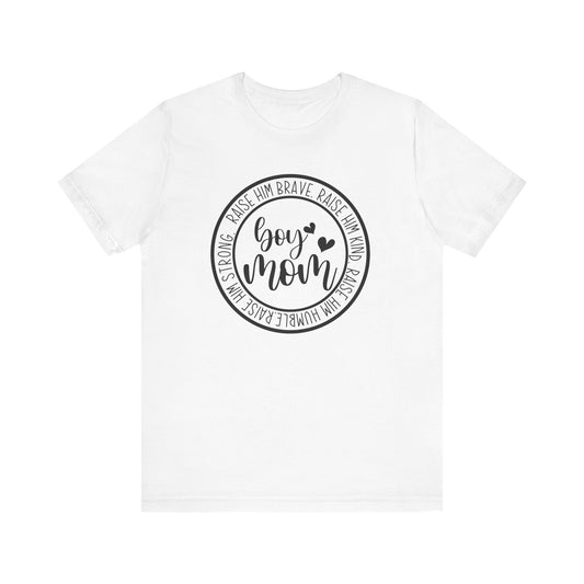 Women's Boy Mom T Shirt Unisex Jersey Short Sleeve Tee Women's T Shirt