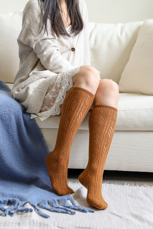 Knit Calf Socks