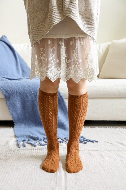 Knit Calf Socks