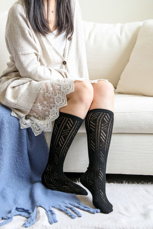 Knit Calf Socks