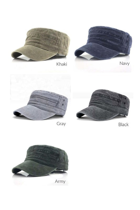 Denim Baseball Cap Distressed-Cadet Ball Cap-Hat