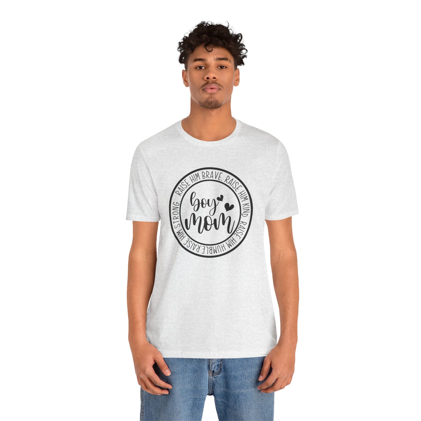 Women's Boy Mom T Shirt Unisex Jersey Short Sleeve Tee Women's T Shirt