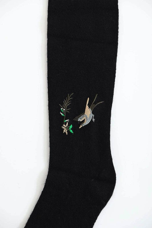 Knee High Hummingbird Socks