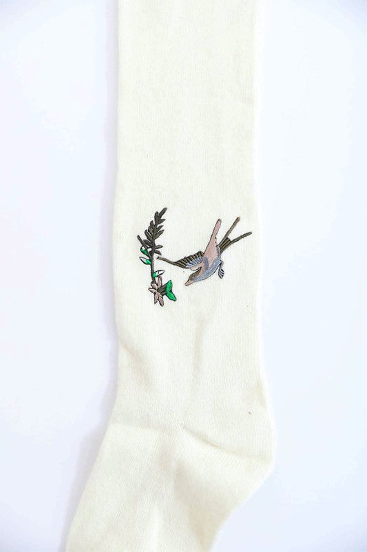 Knee High Hummingbird Socks