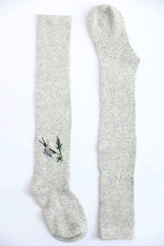 Knee High Hummingbird Socks