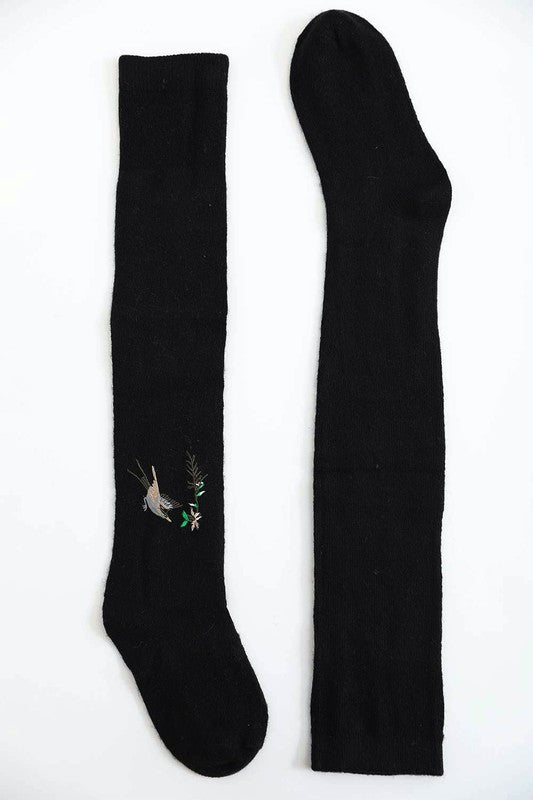 Knee High Hummingbird Socks