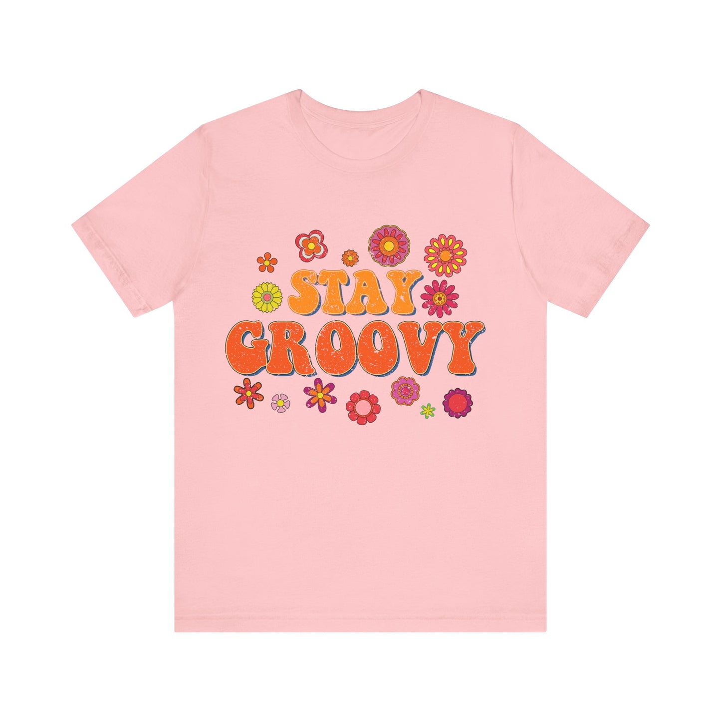 Stay Groovy Vintage Unisex Jersey Short Sleeve Tee Hippie T Shirt Boho Tee Gender Neutral Women's Men's Youth