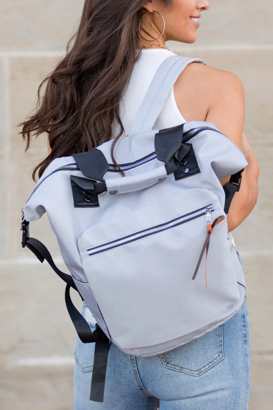 Nylon Backpack-Book Bag
