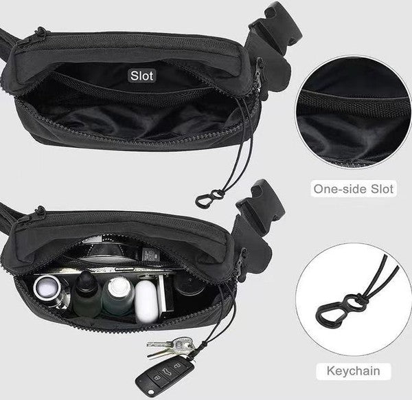 Nylon Sling Belt Bag