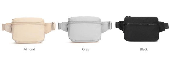 Nylon Sling Belt Bag