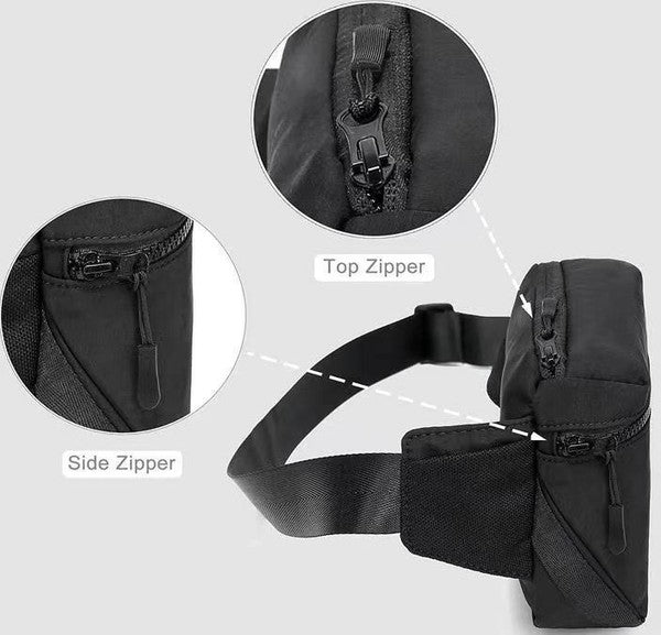 Nylon Sling Belt Bag