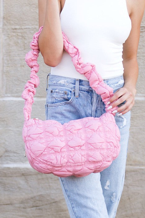 Quilted Puffer Crossbody Convertible