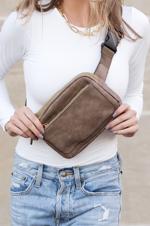 Vegan Leather Sling Bag