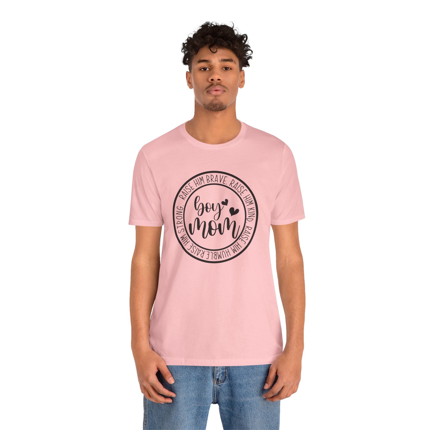 Women's Boy Mom T Shirt Unisex Jersey Short Sleeve Tee Women's T Shirt