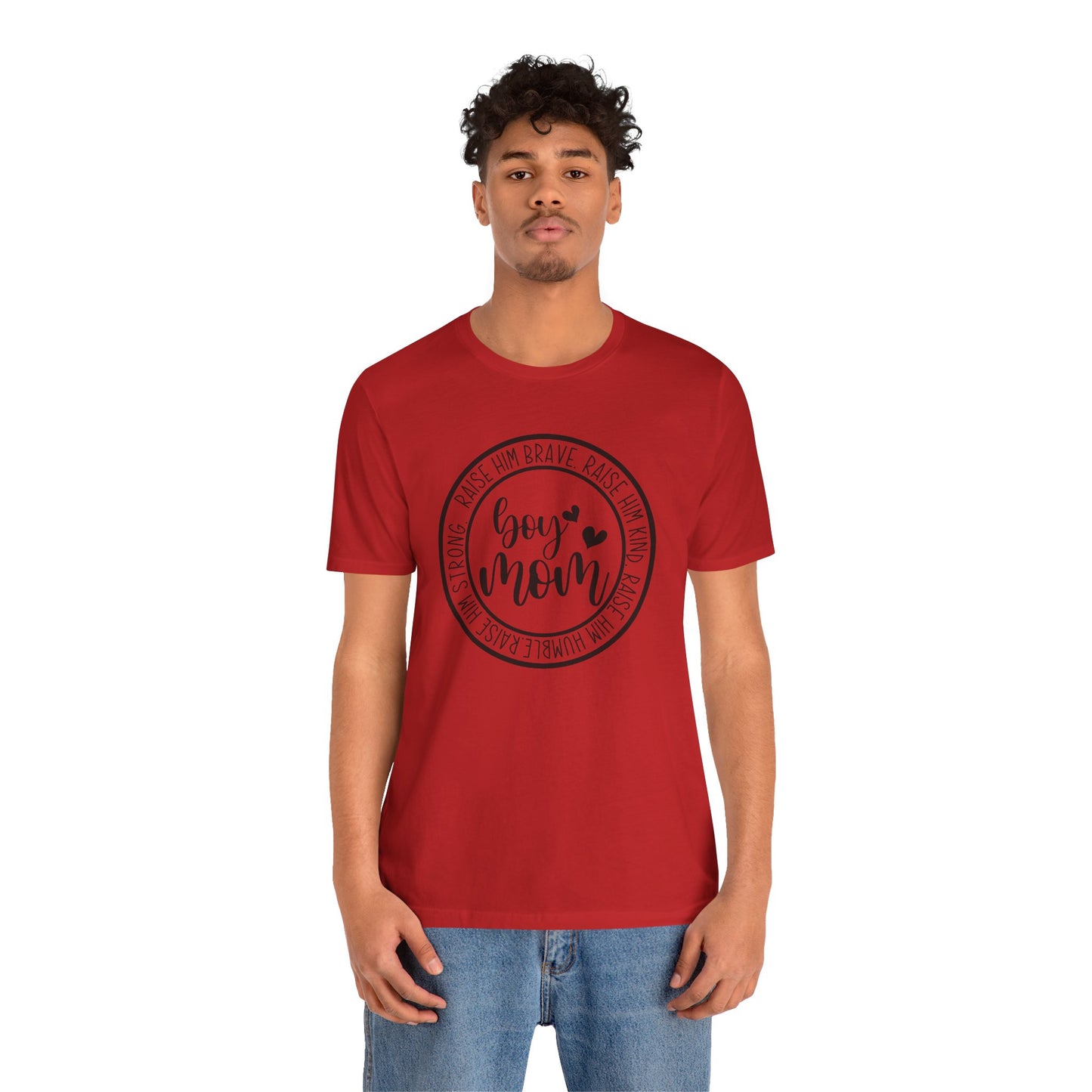 Women's Boy Mom T Shirt Unisex Jersey Short Sleeve Tee Women's T Shirt