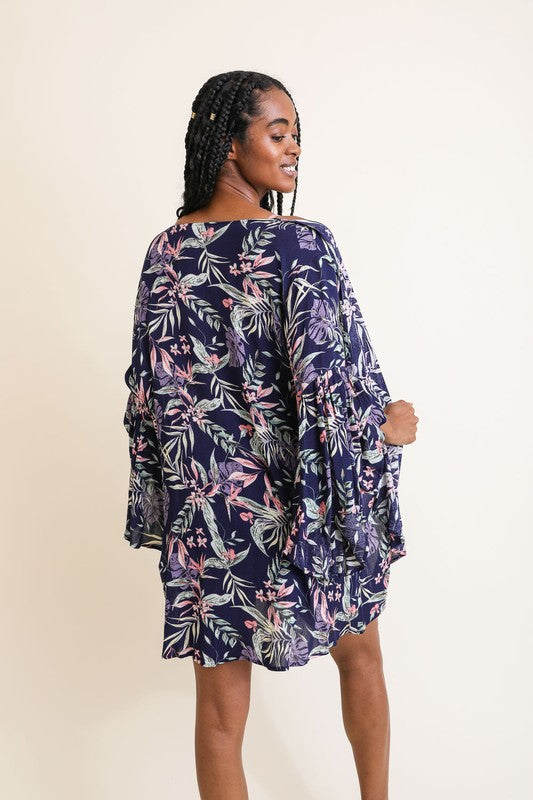 Boho Tropical Kimono