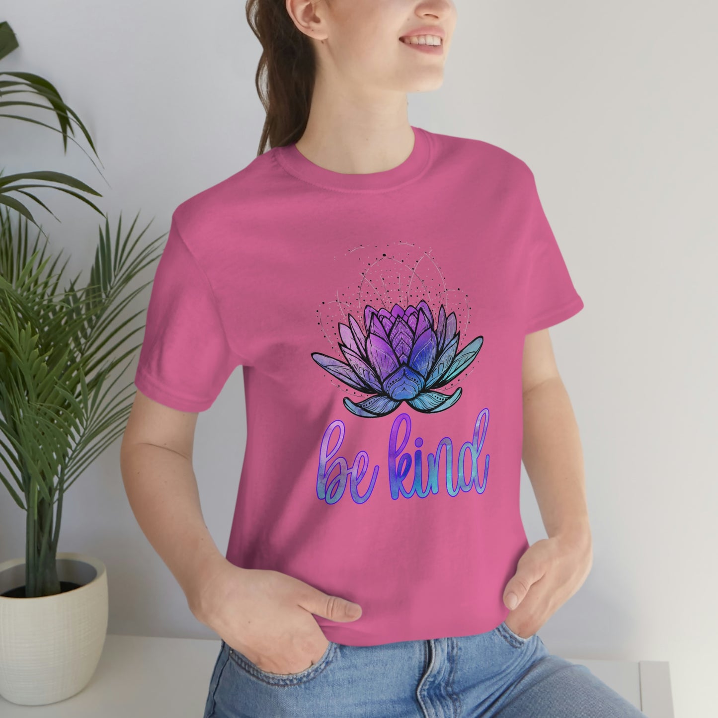 Be Kind Women's Unisex Jersey Short Sleeve Tee Gender Neutral