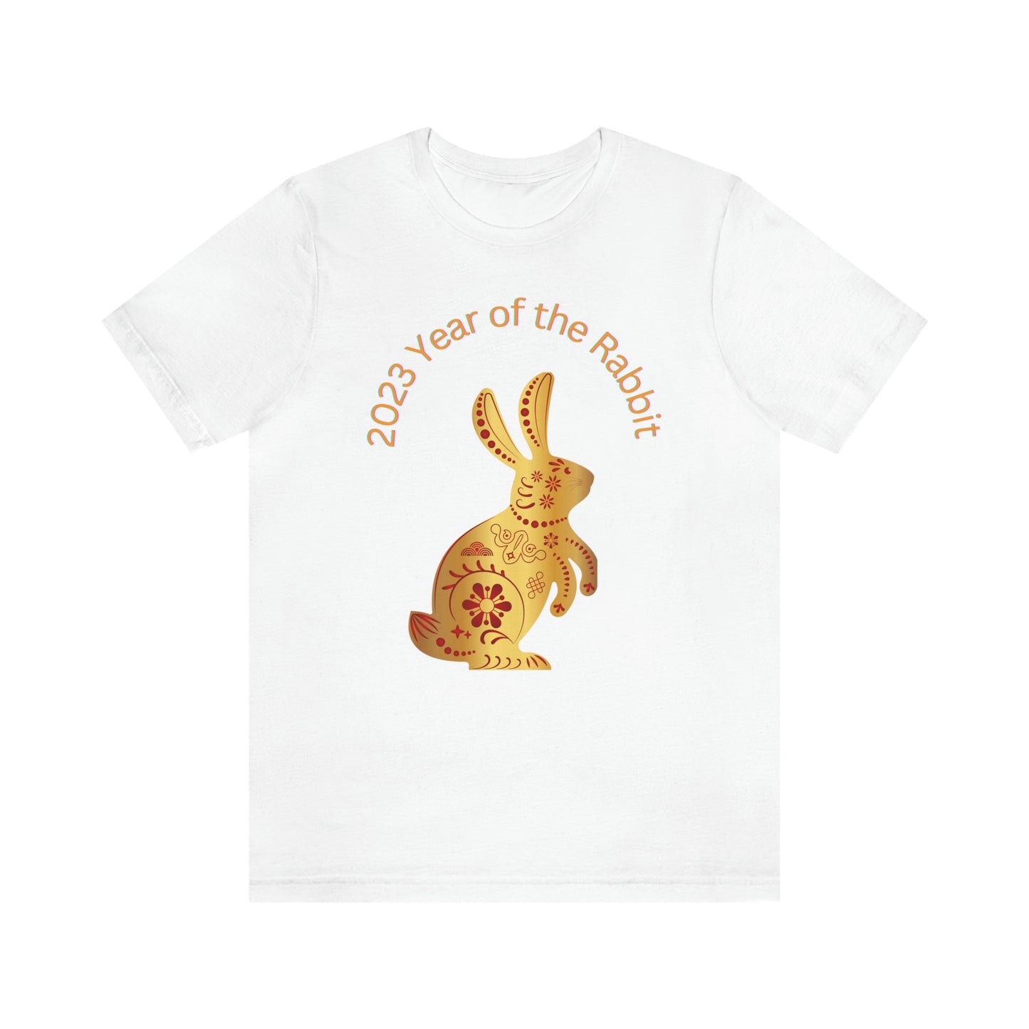 Chinese Lunar New Year 2023 Women's T Shirt Unisex Jersey Short Sleeve Tee Women's Men's Gender Neutral Year of the Rabbit