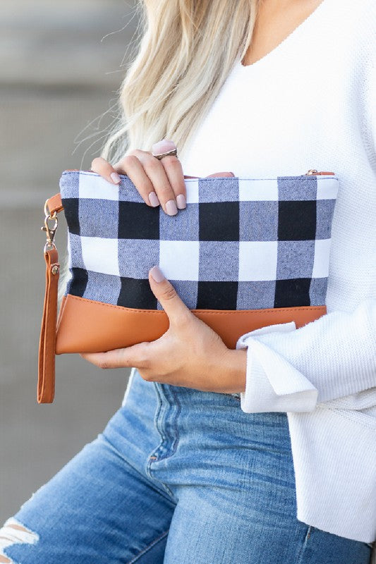 Clutch Buffalo Plaid