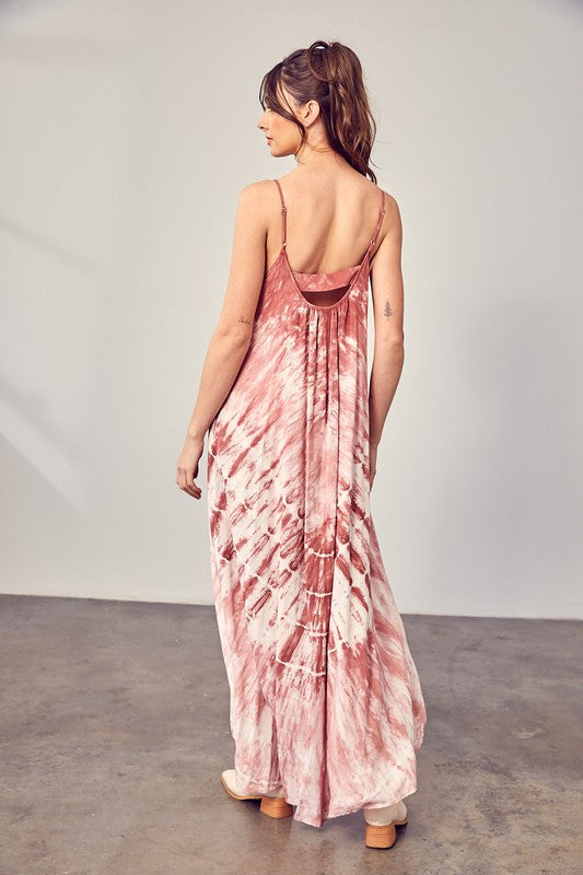 Tye Dye Cami Maxi Dress