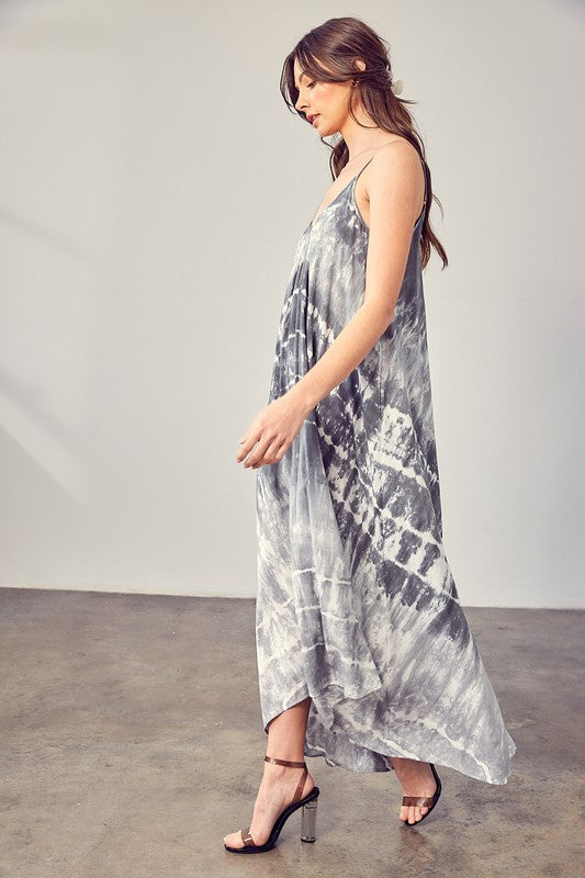 Tye Dye Cami Maxi Dress