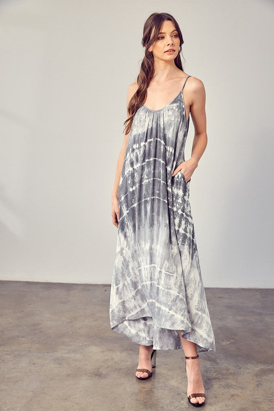 Tye Dye Cami Maxi Dress