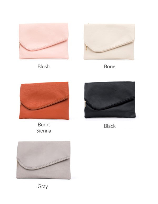 Clutch Fold-0ver Envelope-Handbag-Clutch Bag