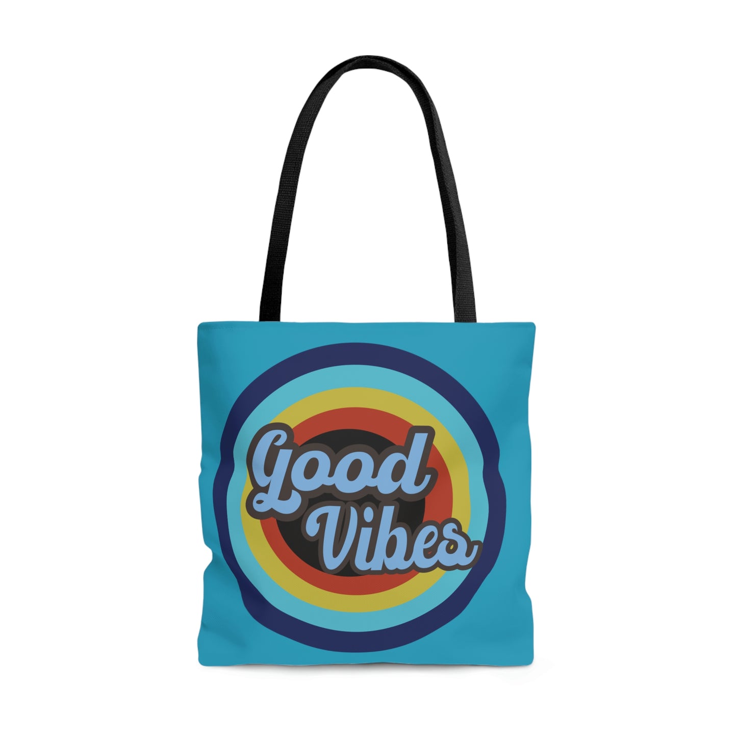 Good Vibes Beach Tote AOP Tote Bag Summer Fun Tote Women's Tote Gender Neutral Note Towel Bag  Travel Tote Men's Tote