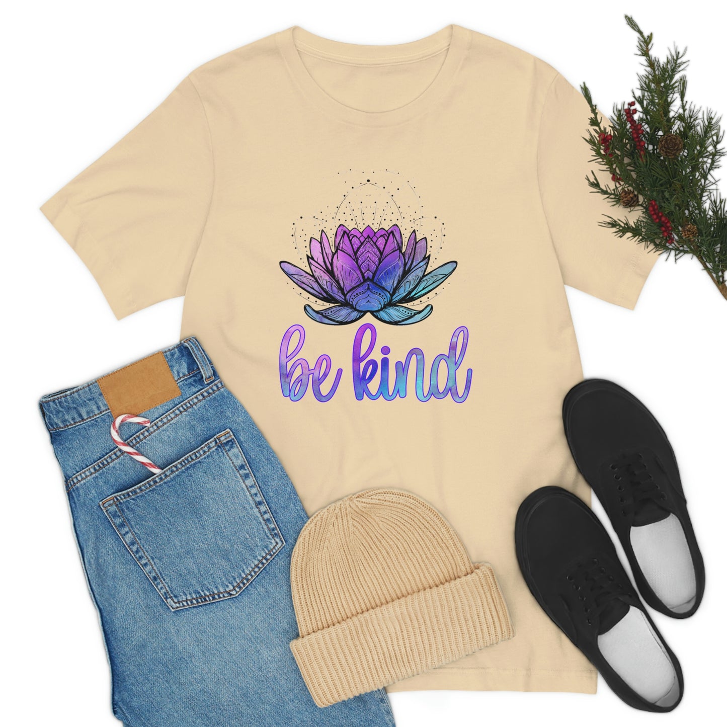 Be Kind Women's Unisex Jersey Short Sleeve Tee Gender Neutral